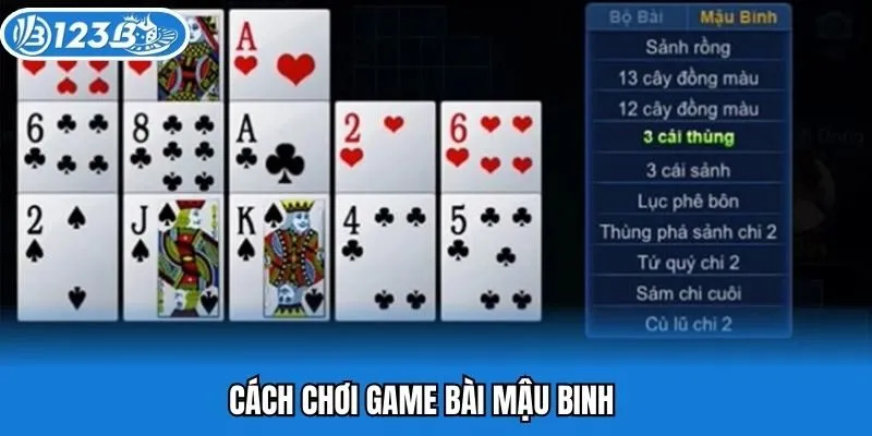 Cách chơi game bài mậu binh