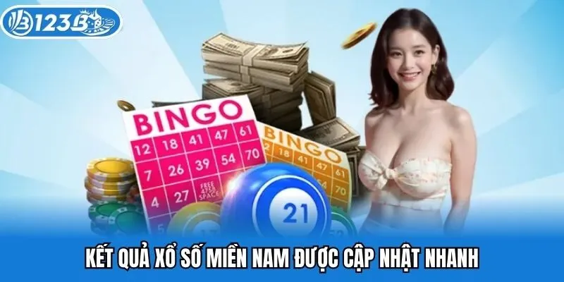 Kết quả xổ số miền Nam 123B được cập nhật nhanh